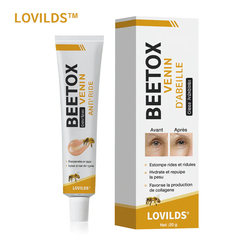 BeeTox™ Crème Anti-Rides au Venin d’Abeille | Lisse les rides profondes en 5 minutes!