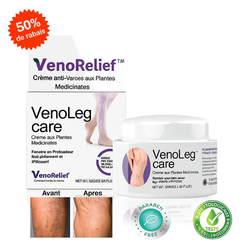 VenoRelief™ Crème Anti-Varices aux Plantes Médicinales