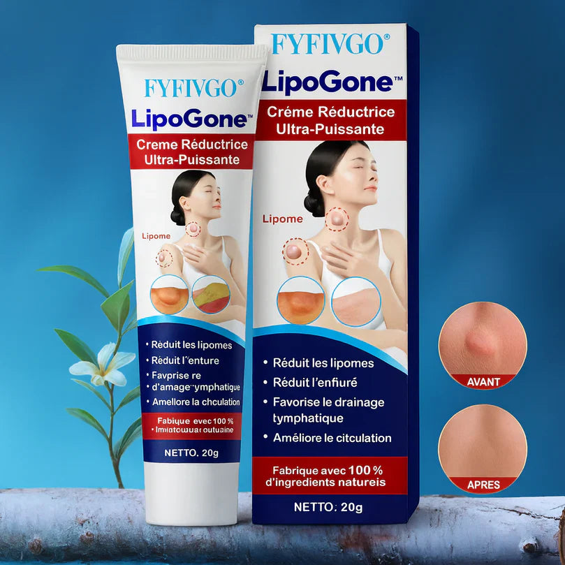 LipoGone™ Crème Réductrice Ultra-Puissante | Faites Disparaître vos Lipomes en 2 Semaines, Définitivement!