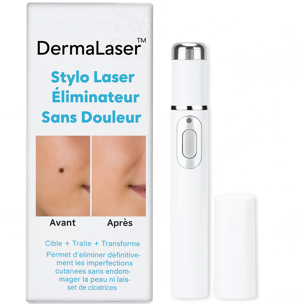 DermaLaser™ Stylo Laser Éliminateur Sans Douleur | Efface les verrues et grains de beauté dès la 1ère utilisation!