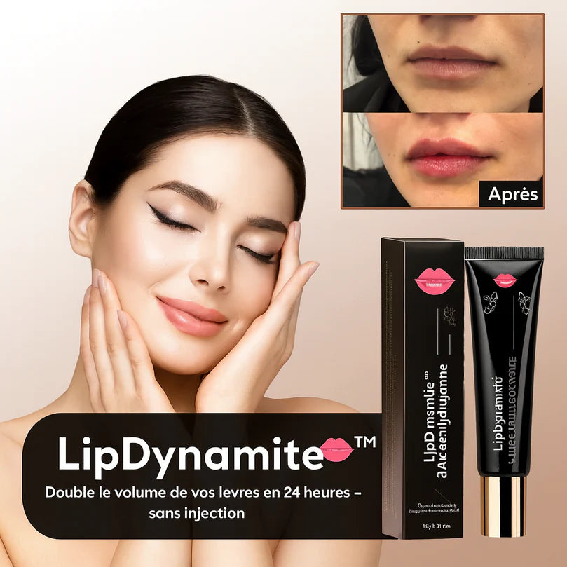 LipDynamite™ Baume Repulpant à l’Acide Hyaluronique | Double le volume de vos lèvres en 24 heures – sans injection!