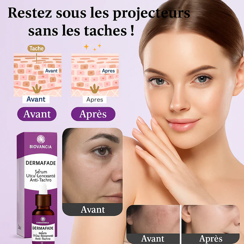 DermaFade™ Sérum Ultra-Concentré Anti-Taches | Élimine les taches brunes en 7 jours chrono!