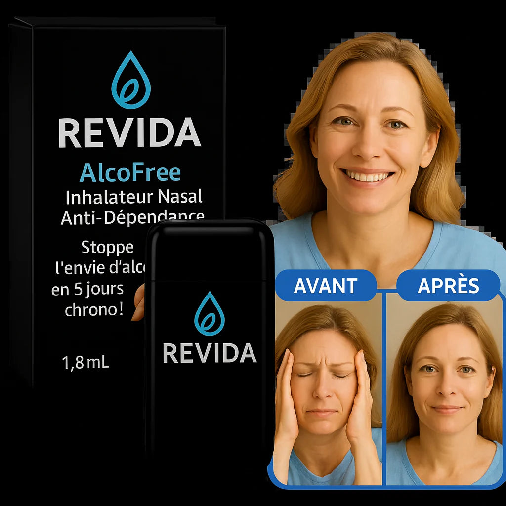 AlcoFree™ Inhalateur Nasal Anti-Dépendance | Stoppe l’envie d’alcool en 5 jours chrono!