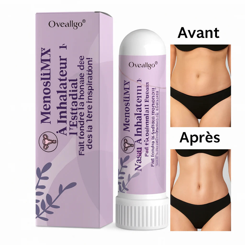 MenoSlimX™ Inhalateur Nasal à l’Estradiol | Fait fondre la graisse hormonale dès la 1ère inspiration!