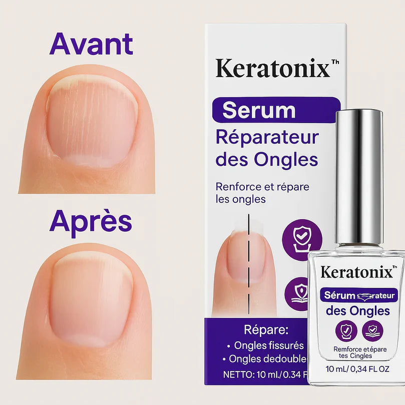 Keratonix™ Sérum Réparateur des Ongles | Éradique les mycoses & reconstruit vos ongles en 7 jours!