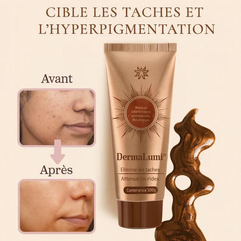 DermaLumi™ Masque Éclaircissant aux Extraits Botaniques | Efface les taches brunes en 10 minutes par jour!