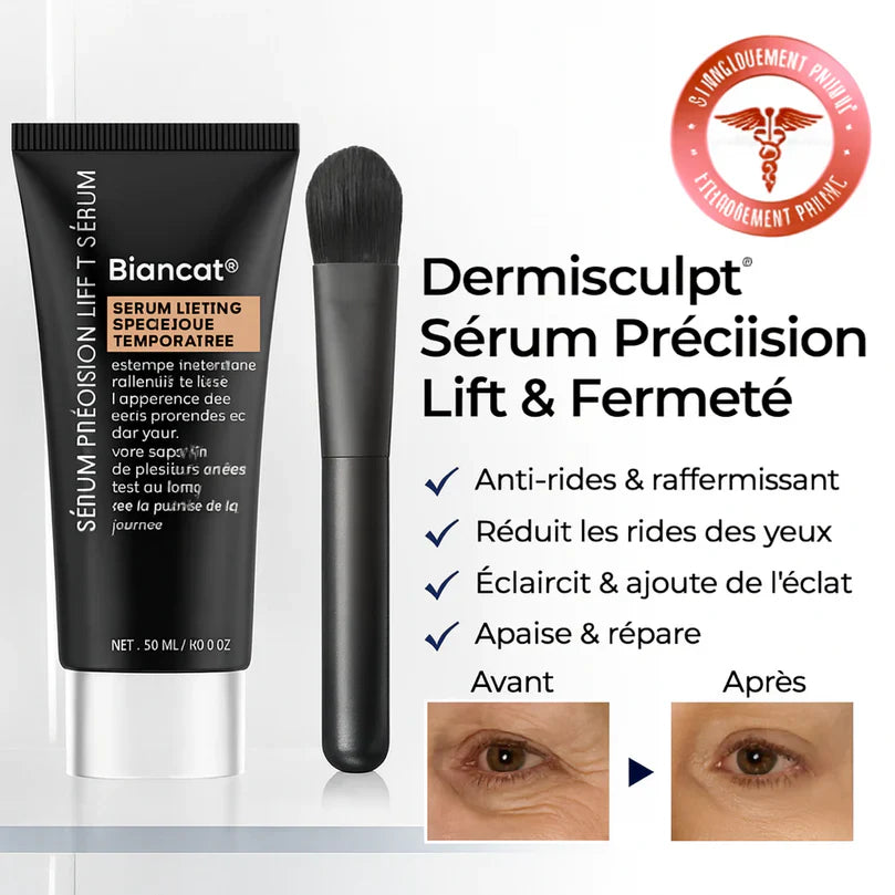 Dermisculpt™ Sérum Précision Lift & Fermeté | Lisse rides et retend la peau en 7 minutes!