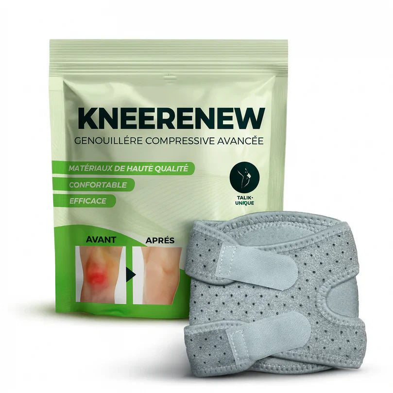 KneeRenew™ Genouillère Compressive Avancée | Retrouve une marche sans douleur en 24 h!